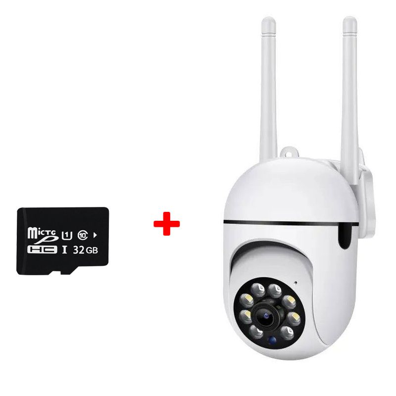 MonQiQi กล้องวงจรปิด  กล้องวงจรปิดไร้สาย 360° HD 1080P 360°PTZ Control CCTV Camera with Alarm wifi กล้องวงจรปิดราคาถูก กล้องวงจรปิด ไร้ สาย กล้องวงจรปิดดูผ่านมือถือ มองเห็นในที่มืด IP Security Camera