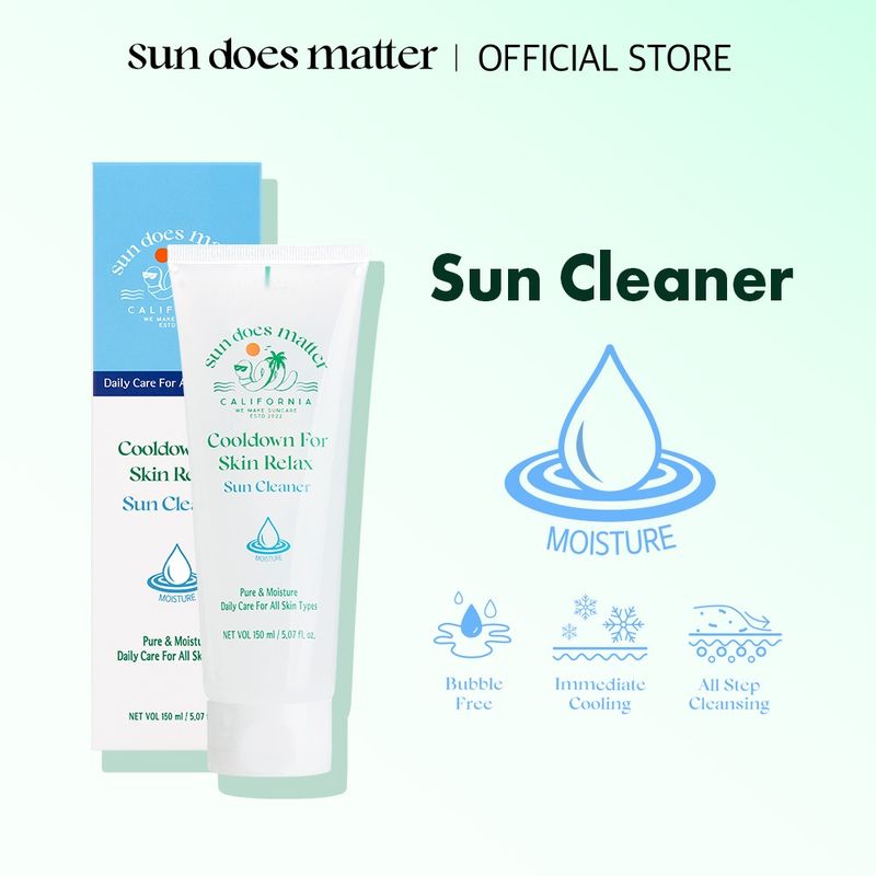 Sundoesmatter Cooldown For Skin Relax ผลิตภัณฑ์ทําความสะอาดผิวหน้า (150 มล.)