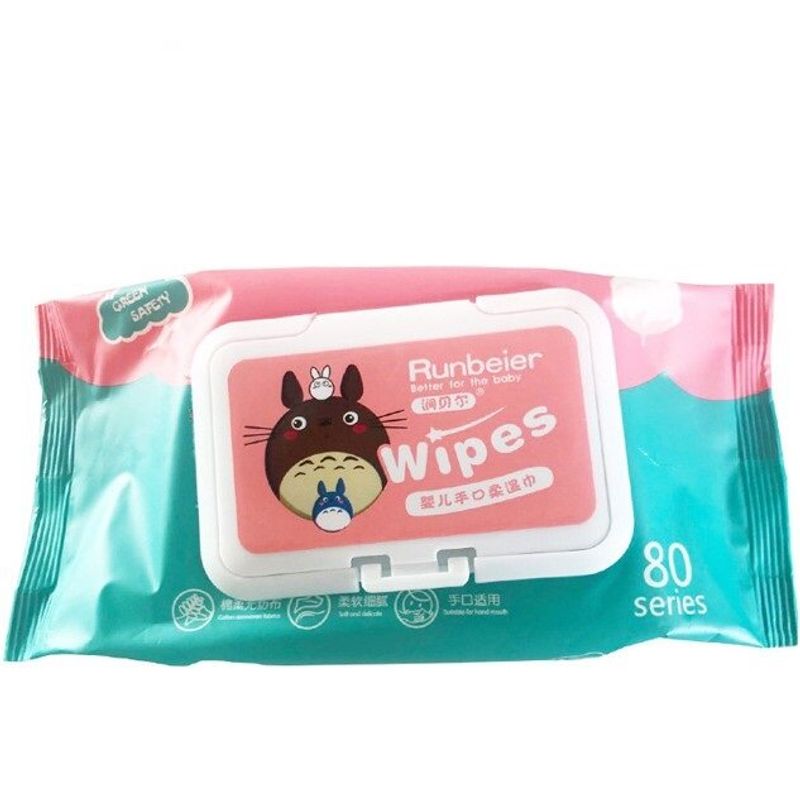 Official_Mall ทิชชู่เปียก พร้อมส่ง ราคาถูก น้ำเต็มๆแผ่น Baby Wipes