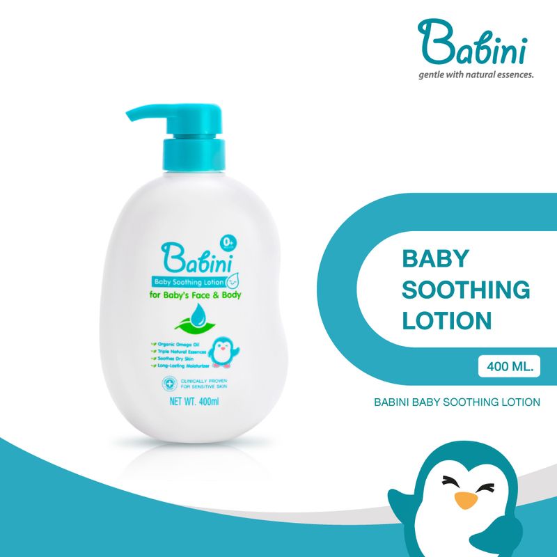 Babini Soothing Lotion 400 ml. - เบบินี่ ซูทธิ้ง โลชั่น 400 มล.