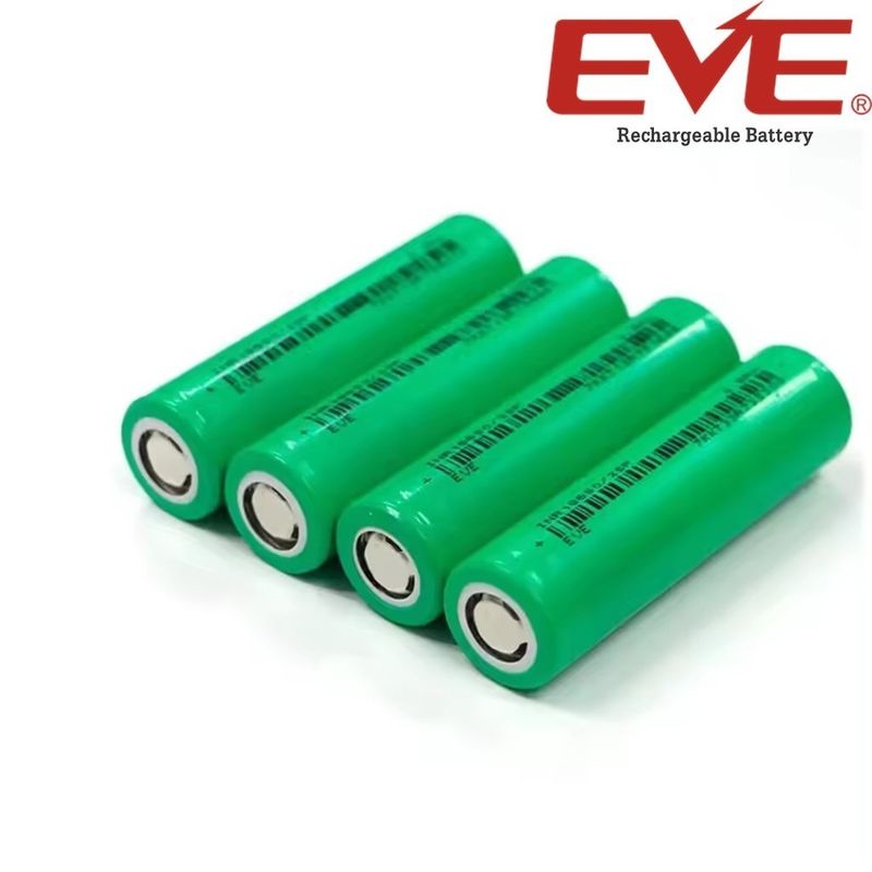 [ รุ่นใหม่ ] ถ่านชาร์จกำลังสูง EVE ขนาด18650 3.6V 2500mah สำหรับงานโหลดหนักๆ แพคสว่านไฟฟ้า