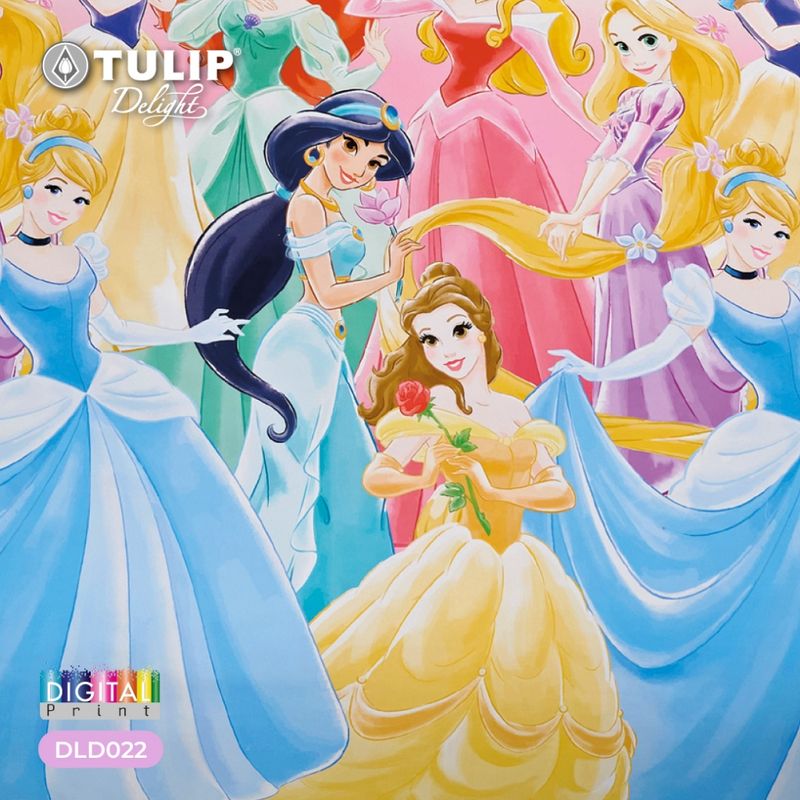 [New] TULIP Delight พิมพ์ดิจิตอลปริ้น DLD022 ลิขสิทธิ์แท้ Disney เจ้าหญิง Princess ชุดผ้าปูที่นอน ผ้าห่ม ผ้านวม