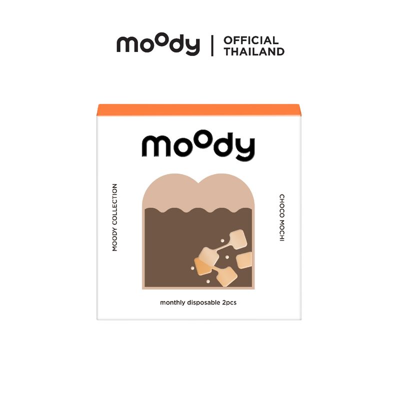 moody Choco Mochi (Choco-Brown) มูดี้ คอนแทคเลนส์ รายเดือน