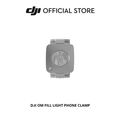 DJI:OM 4/OM 4 SE/OM 5/Osmo Mobile 6/Osmo Mobile SE,OM5 Fill Light Clamp