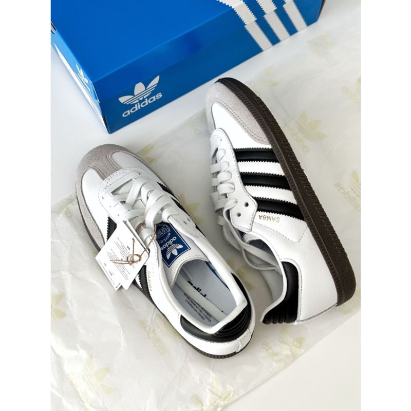 （ของแท้ 100 %）adidas samba OG Gazelle Campus B75806 สีขาว