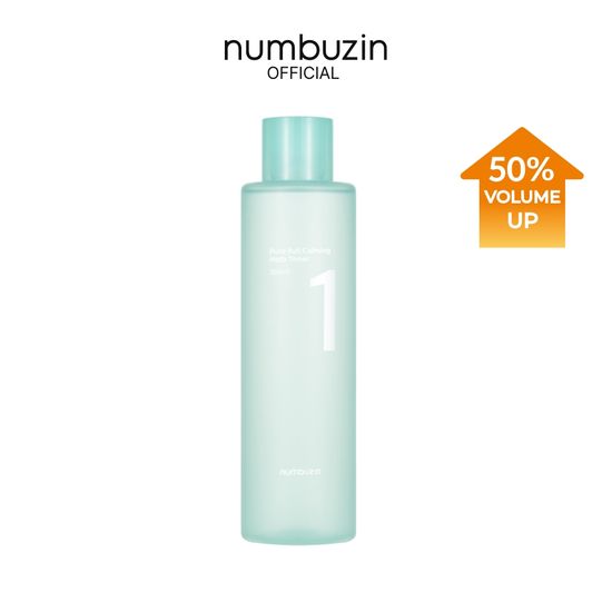 numbuzin No.1 Pure-full Calming Herb Toner โทนเนอร์เบอร์ 1 โทนเนอร์สมุนไพร ปลอบประโลมผิว ลดรอยแดง