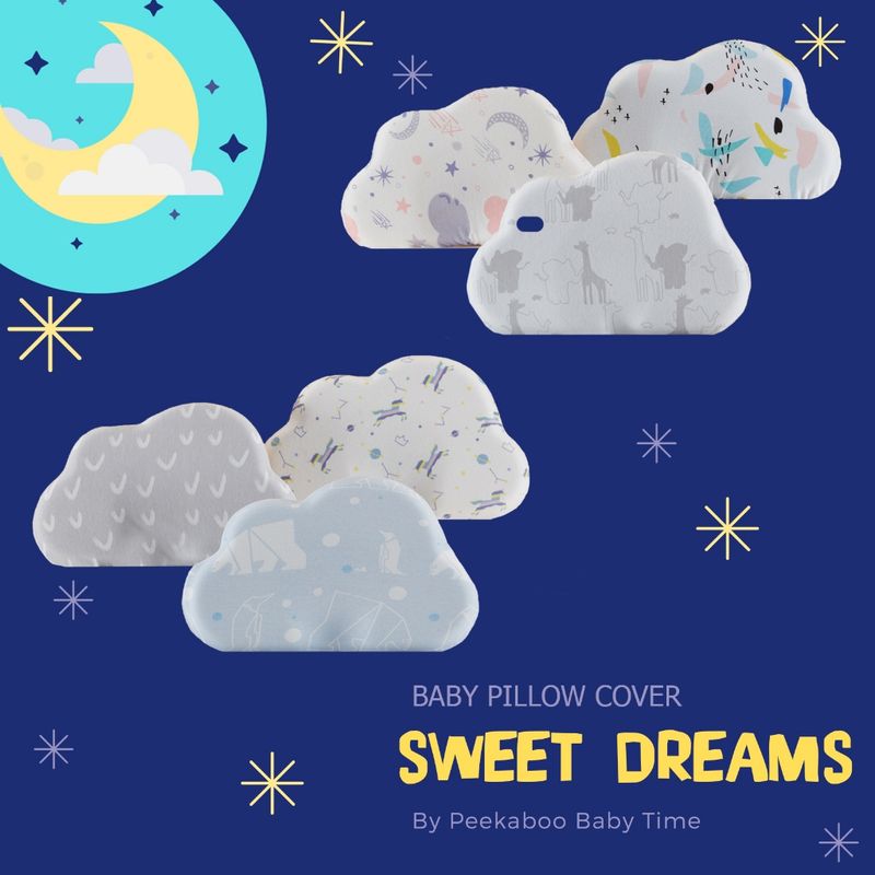 Sweet Dreams Baby Pillow หมอนหัวทุย หมอนเด็ก หมอนสำหรับเด็กแรกเกิด ถึง 12 เดือน Baby Pillow