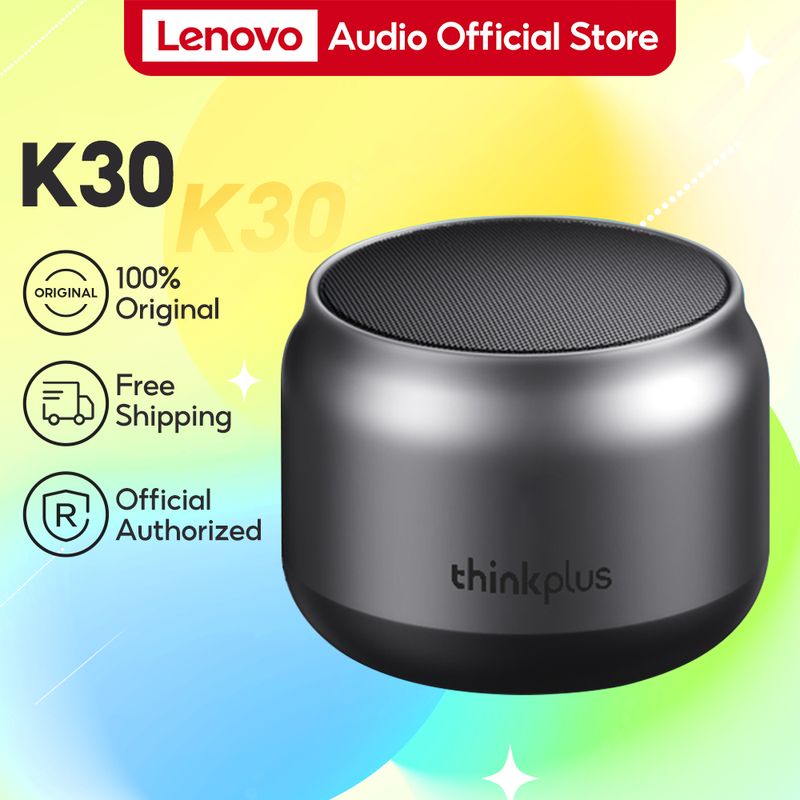 Lenovo K30 ลําโพงบลูทูธไร้สาย K3 Pro True Wireless HD Stereo Sound Outdoor Sport พร้อมแบตเตอรี่เสียงเบสสูง สําหรับแล็ปท็อป