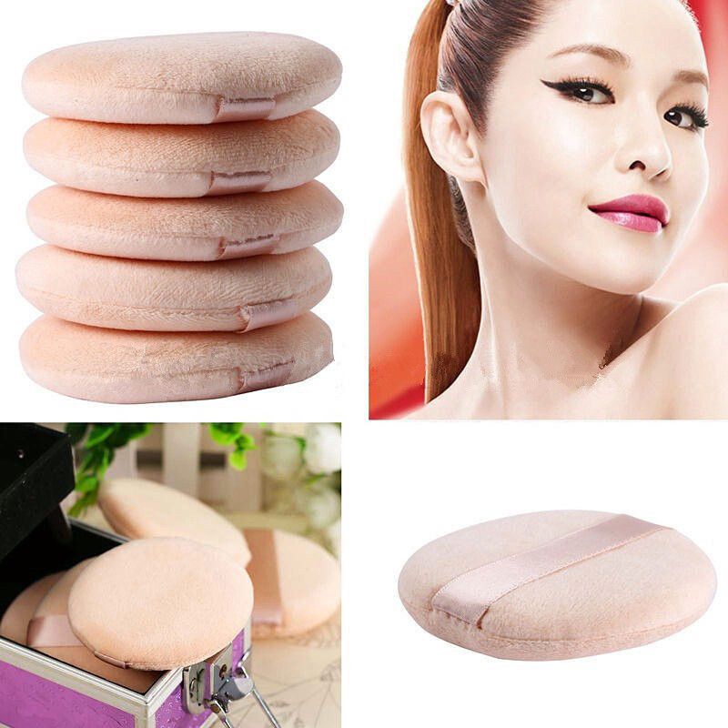 10Pcs Professional รอบรูปร่างใบหน้า Body แป้งรองพื้นพัฟแบบพกพาเครื่องสำอางค์พัฟรองพื้นแต่งหน้าฟองน้ำ