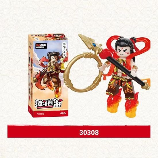 ฟิกเกอร์ตัวต่อ Journey to the West Wukong Block 30307-30312 ของเล่นสําหรับเด็ก