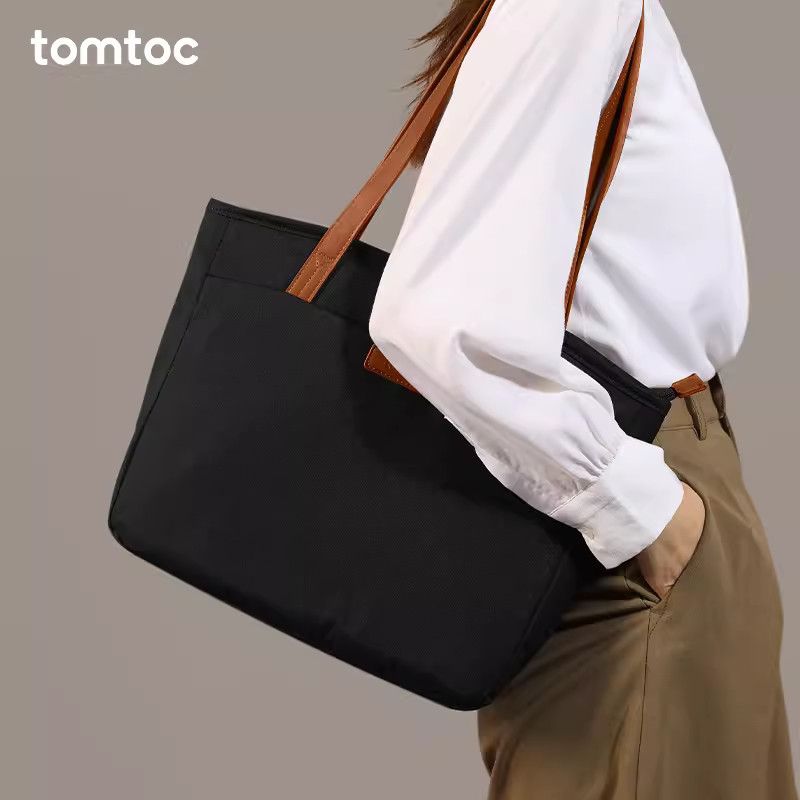 The tomtoc Laptop Bag T23 can accommodate a MacBook Pro 14-16 inch large capacity minimalist Tote bag