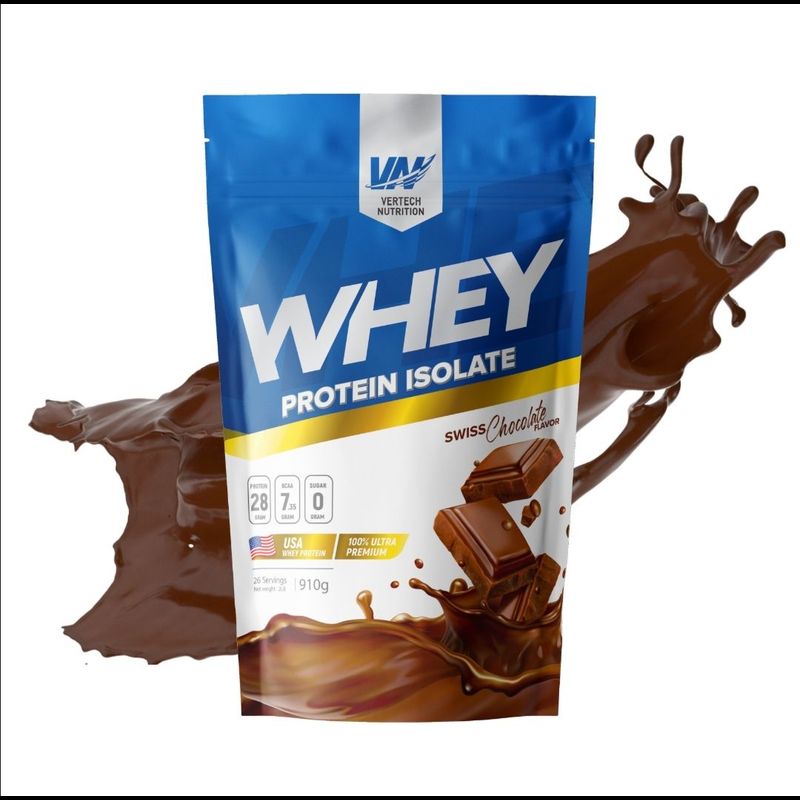 VERTECH NUTRITION 100% ISOLATE Whey Protein  2 Lbs 100% เวย์โปรตีน ไอโซเลท ขนาด 2 ปอนด์