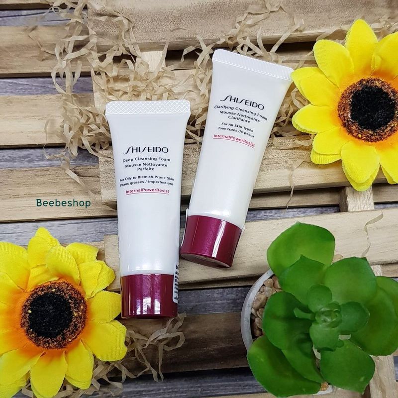 SHISEIDO Clarifying & Deep Cleansing Foam 15ml โฟมล้างหน้า มี 2 สูตรให้เลือกจ้าาา^^