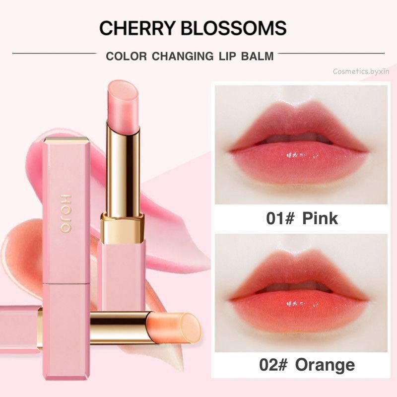 [No.8042] ลิปบาล์ม Hojo Color Changing Lip balm ลิปมันเปลี่ยนสี ชุ่มชื้นยาวนาน