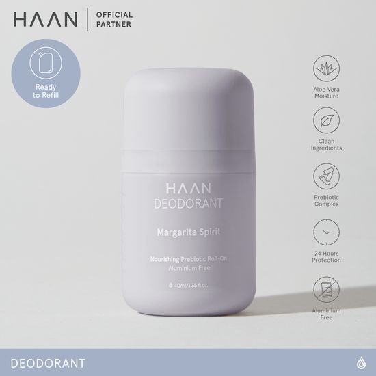 HAAN Deodorant ผลิตภัณฑ์ระงับกลิ่นกายชนิดน้ำ สามารถรีฟิลได้ จากสารสกัดธรรมชาติ มากกว่า 96% ป้องกันกลิ่นได้มากกว่า 24ชม