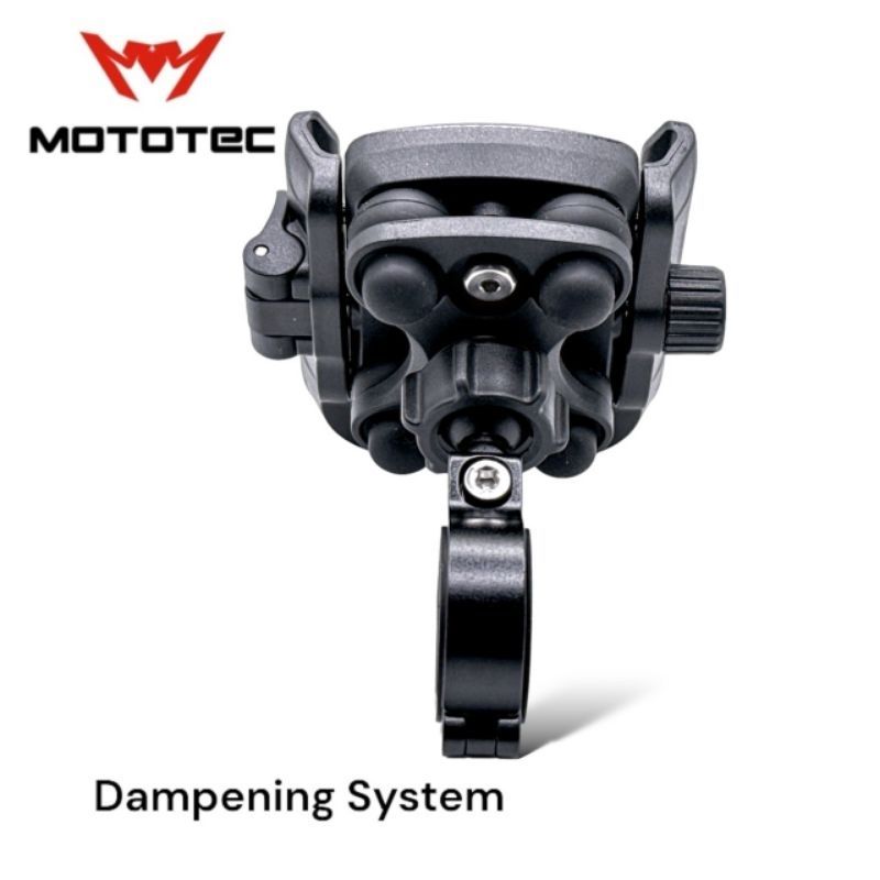 MOTOTEC MT-QD01 PLUS  Dampening System ที่จับมือถือ สำหรับมอเตอร์ไซด์ แบบปลดล็อคเร็วพร้อมระบบลดการสั่นสะเทือน