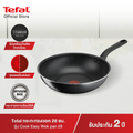 [สินค้าใหม่] Tefal กระทะทรงวอค 28 ซม. รุ่น Cook Easy Wok pan 28