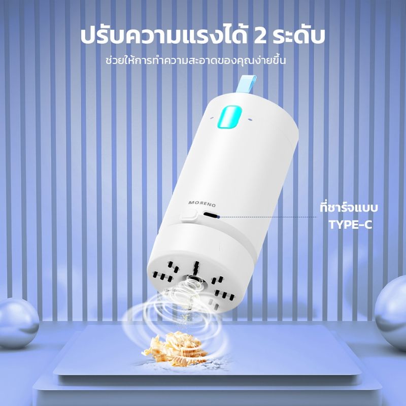 Moreno แท้ ชุดอุปกรณ์ทำความสะอาดอเนกประสงค์อัตโนมัติ 21in1 Automatic Cleaning Kit มีที่ดูดฝุ่นฝนตัว