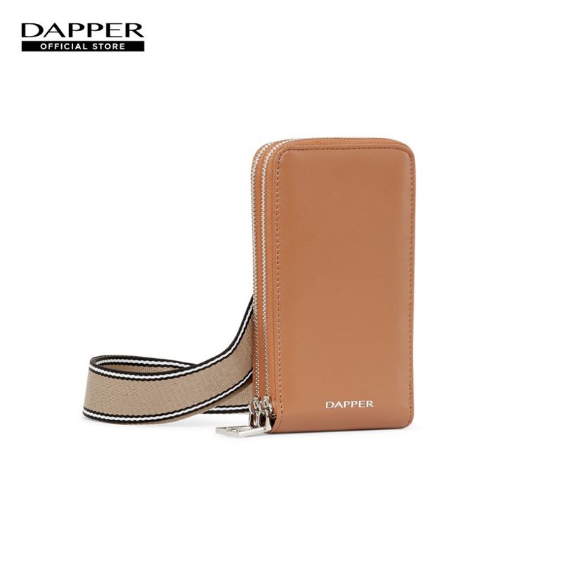 DAPPER กระเป๋าใส่โทรศัพท์ Zipper Phone Bag สีน้ำตาลแทน (BM7T1/220PN)