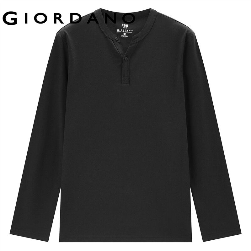 Giordano เสื้อเชิ้ตแขนยาวผู้ชาย เสื้อแฟชั่นผช ลุคสตรีท ลุคทำงาน 01022821