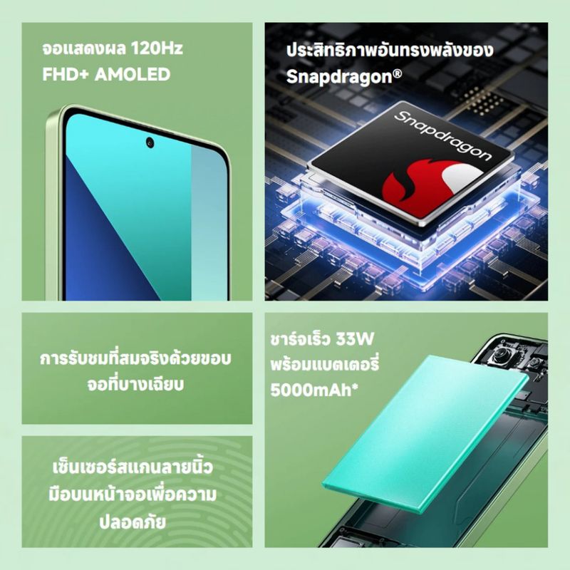 Xiaomi:Redmi Note 13 4G / Note 13 5G,สินค้าหมด;ชำระเต็มจำนวน