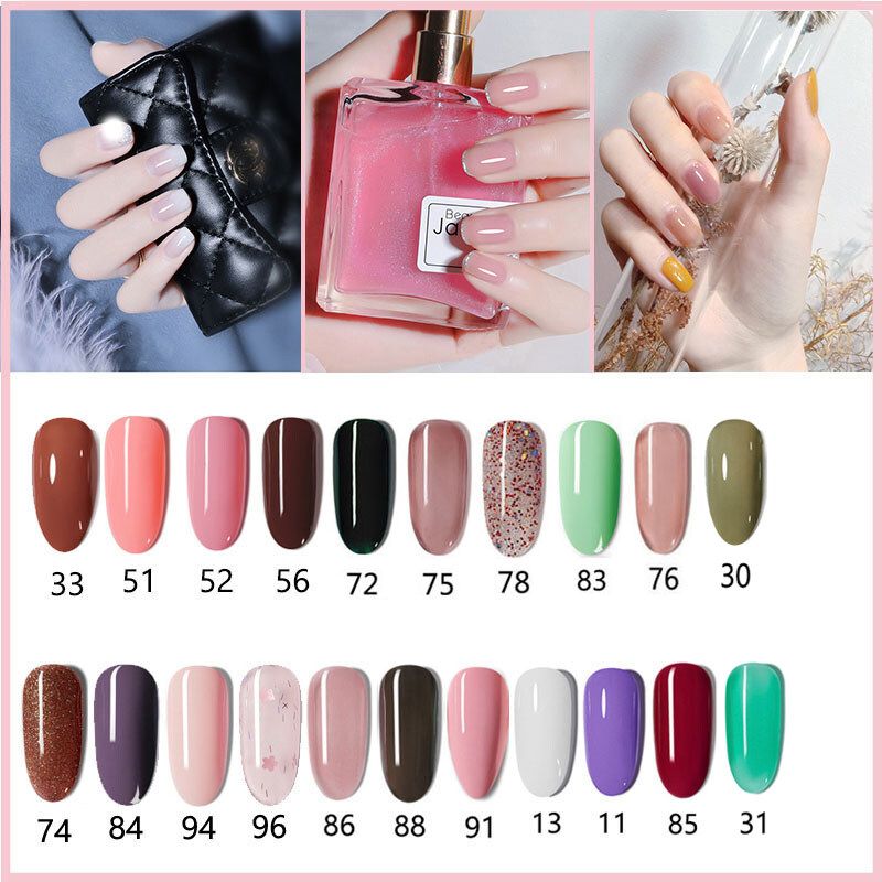 เจลทาเล็บ สีทาเล็บเจล ยาทาเล็บเจล  8ml สีใหม่ล่าสุด  (ต้องใช้เครื่องอบ) (พร้อมส่งจากประเทศไทย)