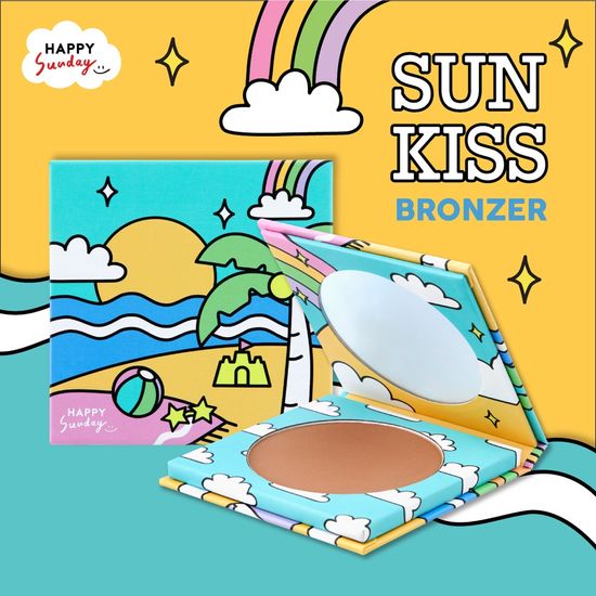 [EXP 10/2025] Happy Sun Kiss Bronzer | พาเล็ตต์บรอนเซอร์