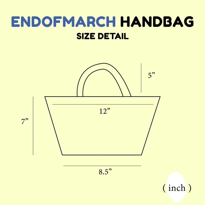 ENDOFMARCH | EM HANDBAG กระเป๋าถือนุ่มๆ ผ้าร่มกันน้ำ 5 สี 👛