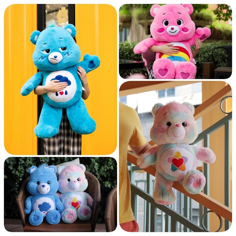 ✅พร้อมส่ง✅Care Bears 35/62ซม ตุ๊กตาหมี ตุ๊กตาแคร์แบร์ ของขวัญสำหรับเด็ก น่ารักมากๆ