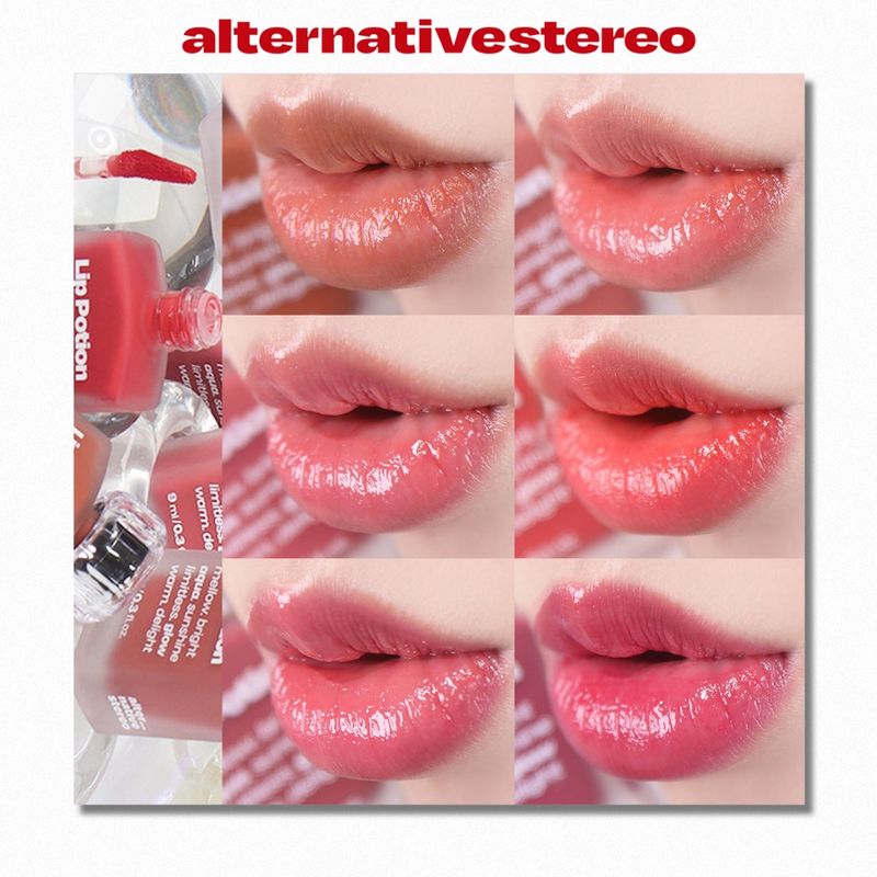 [alternative stereo] Lip Potion Aqua Glow 9ml | ลิปสติก ลิปกลอส เพิ่มความชุ่มชื้น ติดทนนาน