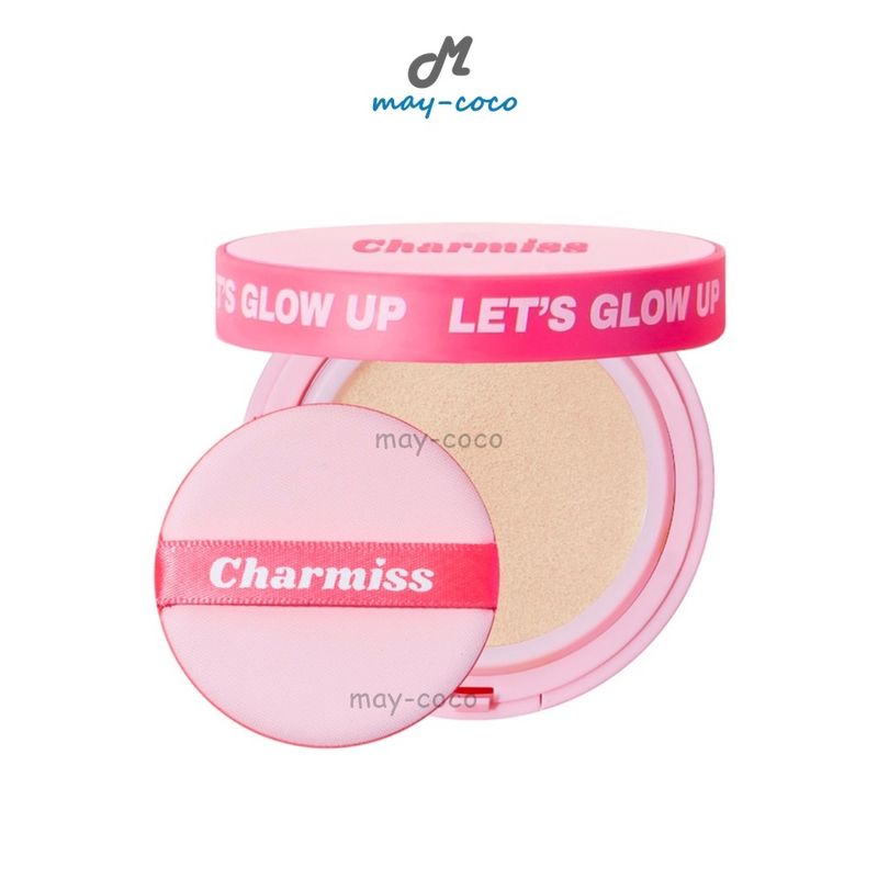 ถูก/แท้/มีไลฟ์ คุชชั่น คูชั่น Charmiss Airy Glow Everyday Cushion SPF50+ ชาร์มิส ชาร์มมิส ปกปิด คุมมัน กันน้ำ ไม่เลอะแมส