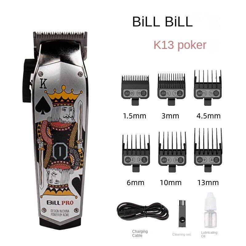 Bill BILL electric shear oil head electric push gradient electric hair clipper hair salon hair stylist special hair clipper K13 official direct sale genuine