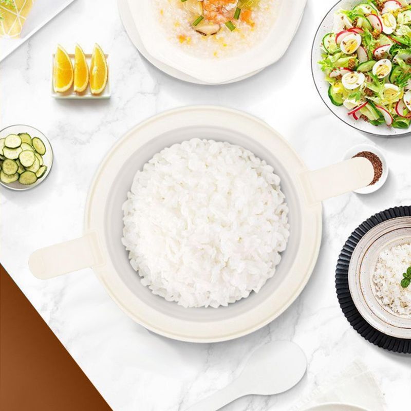 CHIGO หม้อหุงข้าวมินิ แบบพกพา กำลังไฟ 220W ขนาด 1.2 ลิตร Mini Rice Cooker