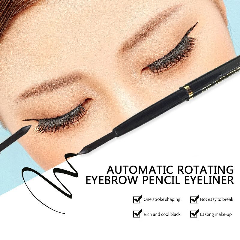 1pcs eyeliner long-lasting waterproof eyebrow pencil eyeliner makeup