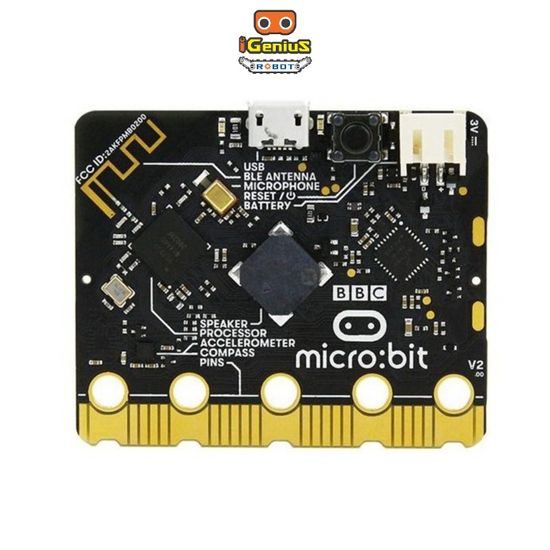 (มีของแถม) Starter Kit Microbit v2.2 พร้อมเคสซิลิโคนและสายซิงค์ โปรแกรม Makecode เขียนโค้ดหุ่นยนต์