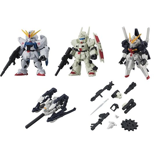 Bandai (ตัวเดี่ยว) Gashapon Gundam Mobile Suit Ensemble 08 4549660296973 (Plastic Model)