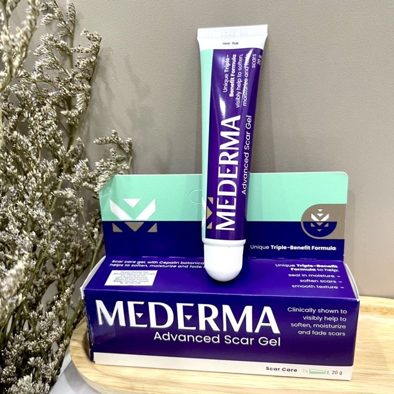 Mederma Aadvanced scar  gel มีเดอม่า 20g. EXP.03/25