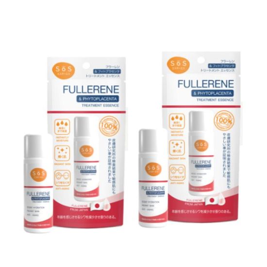 [แพ็คคู่สุดคุ้ม]SOS Fullerene & Phytoplacenta Tratement Essence 35 ml 2 ชิ้น