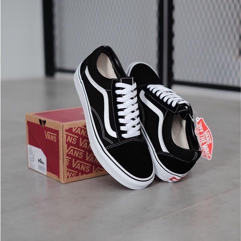 รองเท้าผ้าใบ Vans Oldskool Classic Black รุ่นขายดี พร้อมกล่อง สินค้าพร้อมส่งในไทย