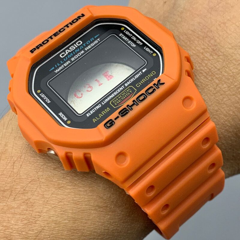 สายซิลิโคนสำหรับ Casio G-SHOCK DW5600เรซิ่นกันน้ำขอบยางรัดสำหรับอุปกรณ์ GWX5600นาฬิกา