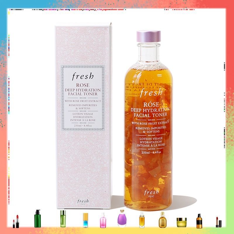 Fresh Rose Deep Hydration Facial Toner 250ml