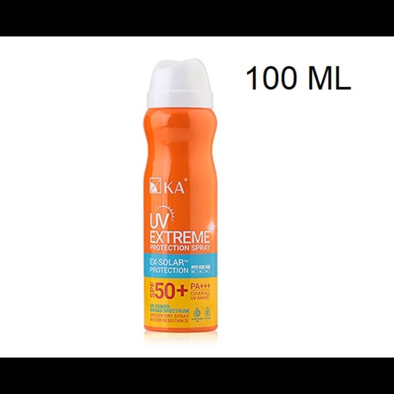 KA UV Extreme Protection Spray SPF50+ PA++++ (50 Ml./100 Ml./200Ml.) เค.เอ. ยูวี เอ็กซ์ตรีม โพรเทคชั่น สเปรย์ เอสพีเอฟ 50+ พีเอ+++++ สเปร์ยกันแดด กันน้ำ