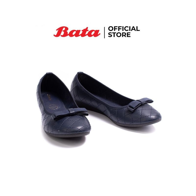 Bata บาจา รองเท้าบัลเลต์ รองเท้าคัทชู ส้นแบน เพื่อสุขภาพ รุ่น Banika สีน้ำเงิน 5519614