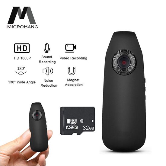 MicroBang Mini Surveillance กล้อง Full HD กล้อง1080P Mini กล้อง Action กล้อง Dash Cam กล้องขนาดเล็กสำหรับ Home