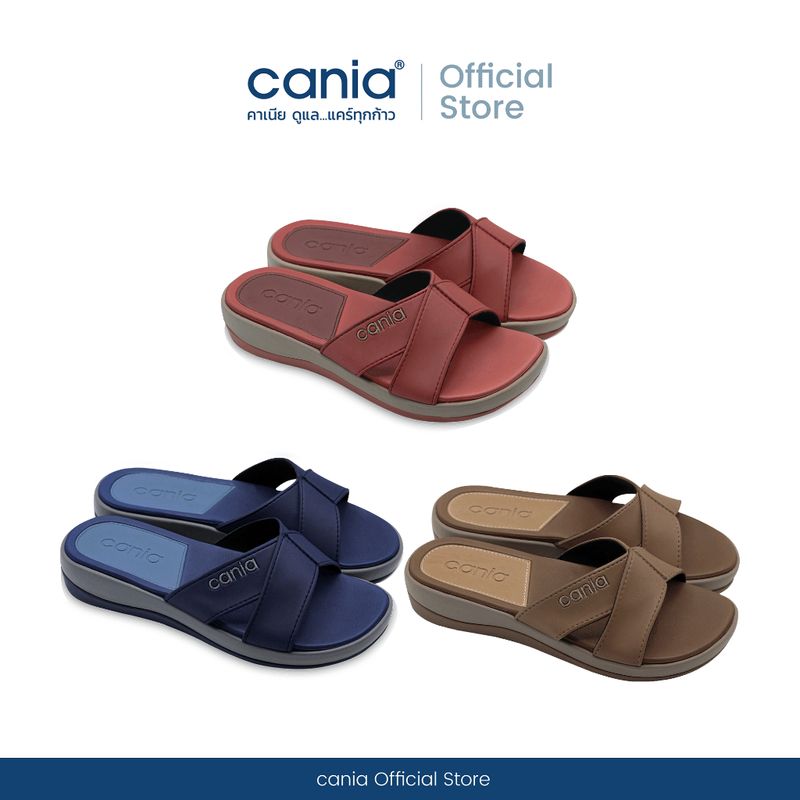 cania คาเนีย รองเท้าแตะสวมหญิง รุ่น CW42180 Size 36-39