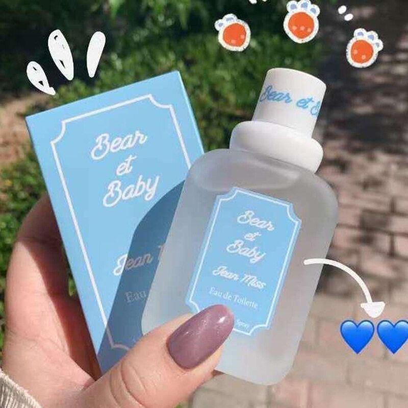 bear&baby น้ำหอมนักเรียน / น้ำหอมผลไม้ / น้ำหอมครีม น้ำหอมความจุขนาดใหญ่ 50ml น้ำหอมฤดูร้อน