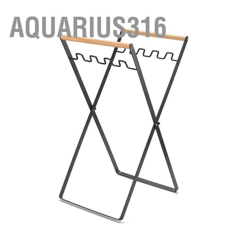 Aquarius316 แบบพกพาพับได้แขวนถุงขยะกลางแจ้ง