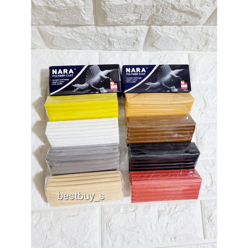 นารา ดินโพลิเมอร์ ดินปั้น ดินอบ 250กรัม NARA Polymer Clay  250g.