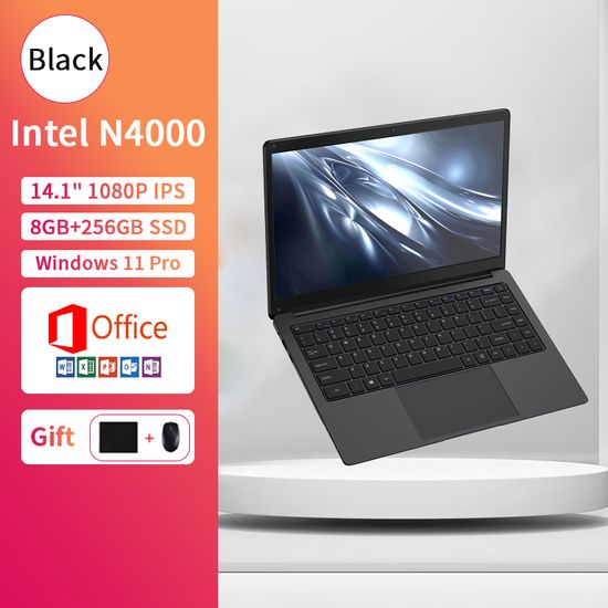 BYONE 11.6 14.1 15.6 inch โน๊ตบุ๊ค Intel Celeron N5095 16 GB RAM 512 GB SSD Laptop Computer Windows 11 Pro For เกม สำนักงาน การศึกษา