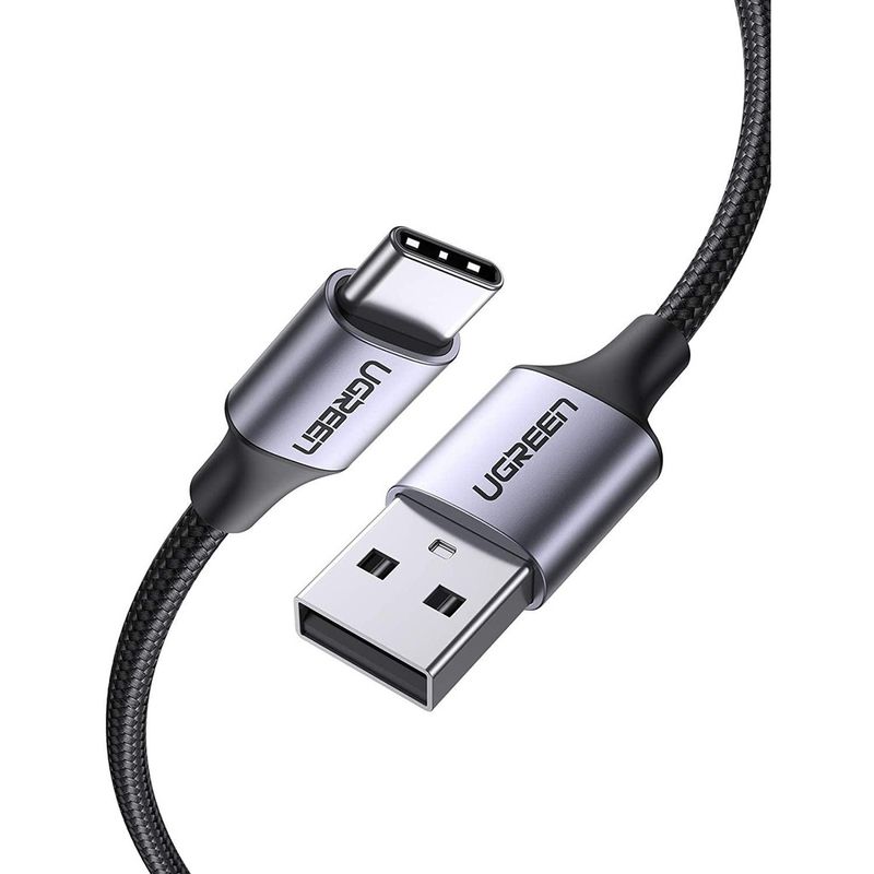 UGREEN สายชาร์จเร็ว USB Type C 3A Fast Charge & Data Cable สายชาร์จไนลอน Type C รุ่น US288